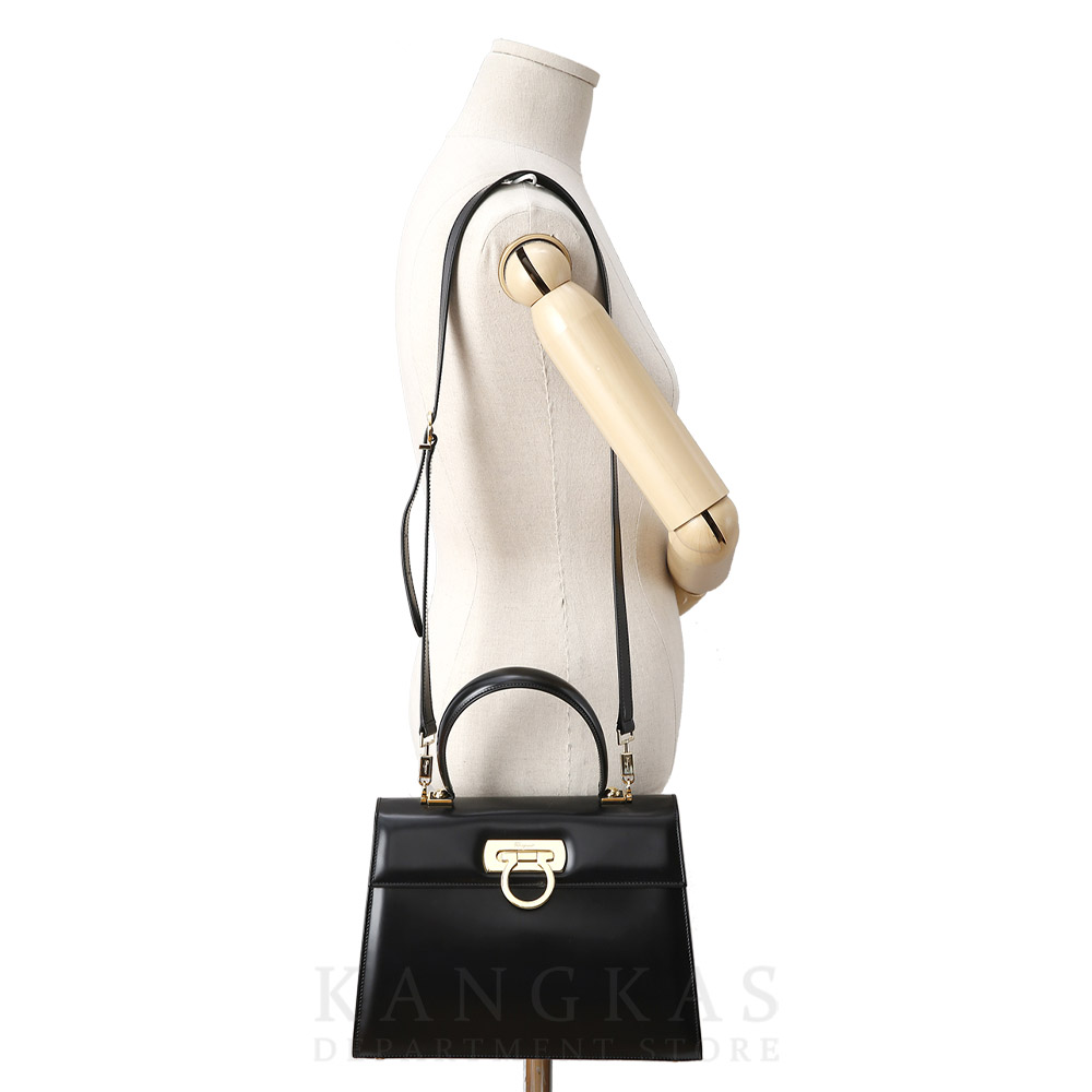 FERRAGAMO(USED)페레가모 켈리 탑 핸들겸 숄더백