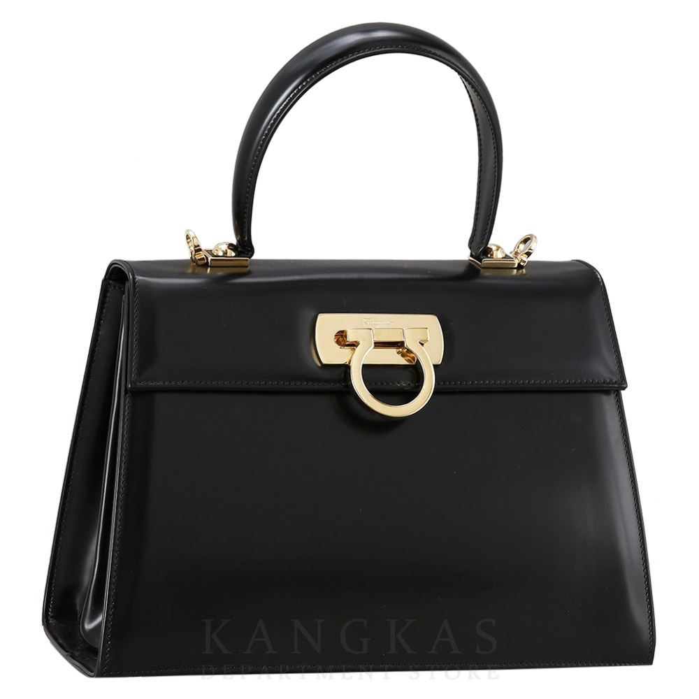 FERRAGAMO(USED)페레가모 켈리 탑 핸들겸 숄더백
