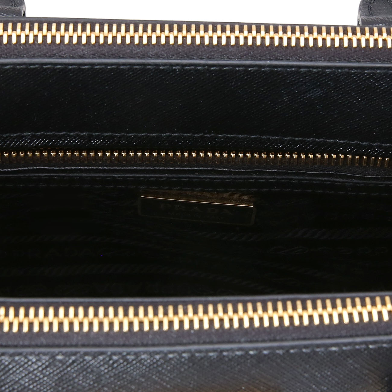 PRADA(USED)프라다 1BA896 갤러리아 사피아노 가죽 스몰백