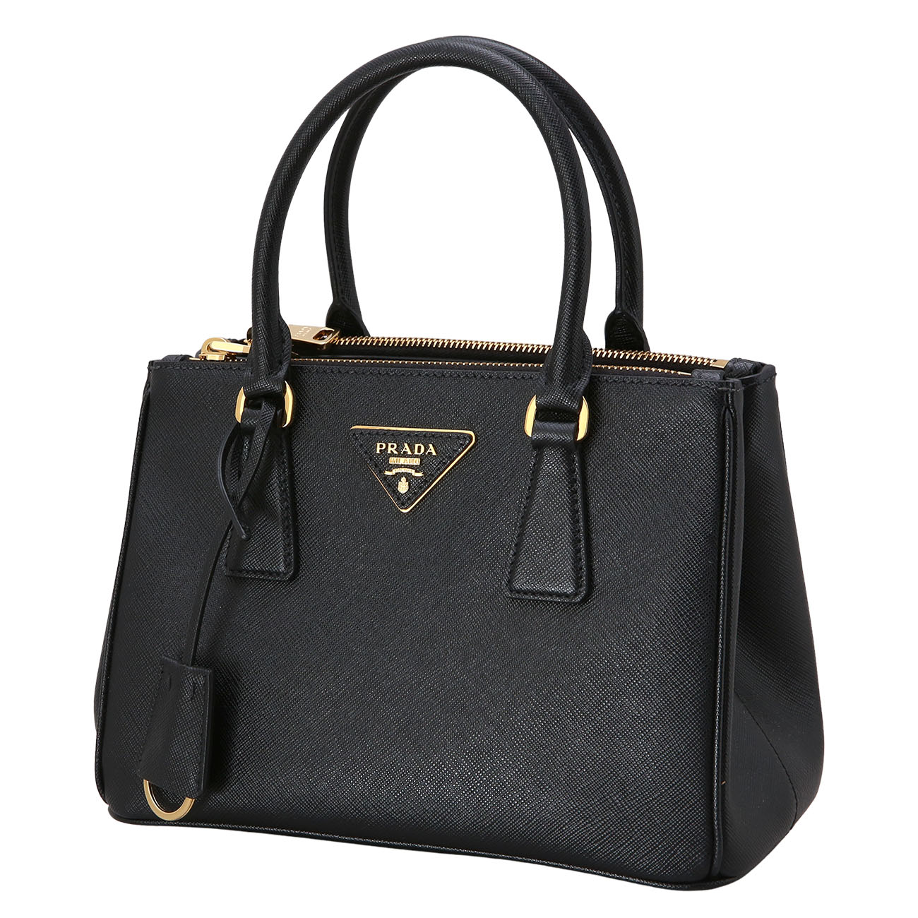 PRADA(USED)프라다 1BA896 갤러리아 사피아노 가죽 스몰백