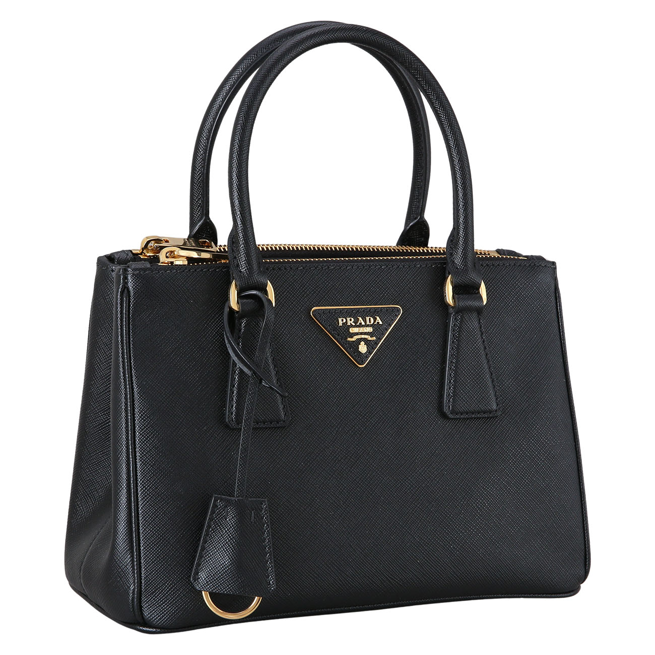 PRADA(USED)프라다 1BA896 갤러리아 사피아노 가죽 스몰백