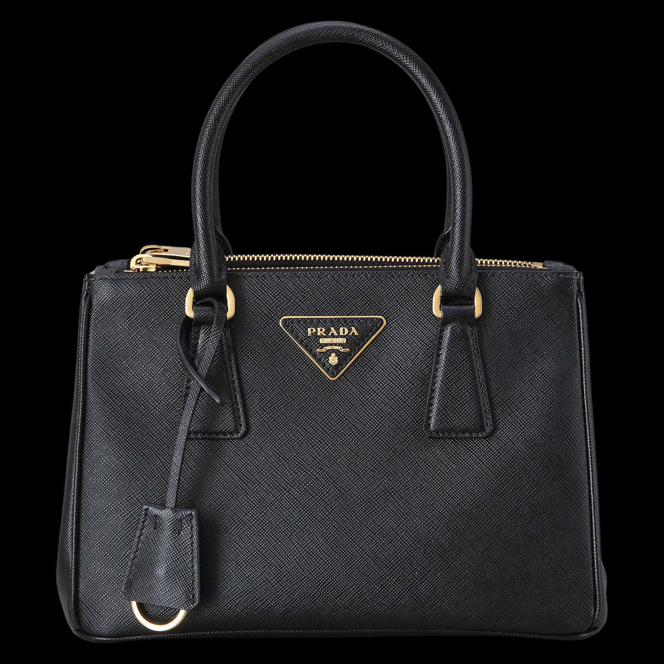PRADA(USED)프라다 1BA896 갤러리아 사피아노 가죽 스몰백