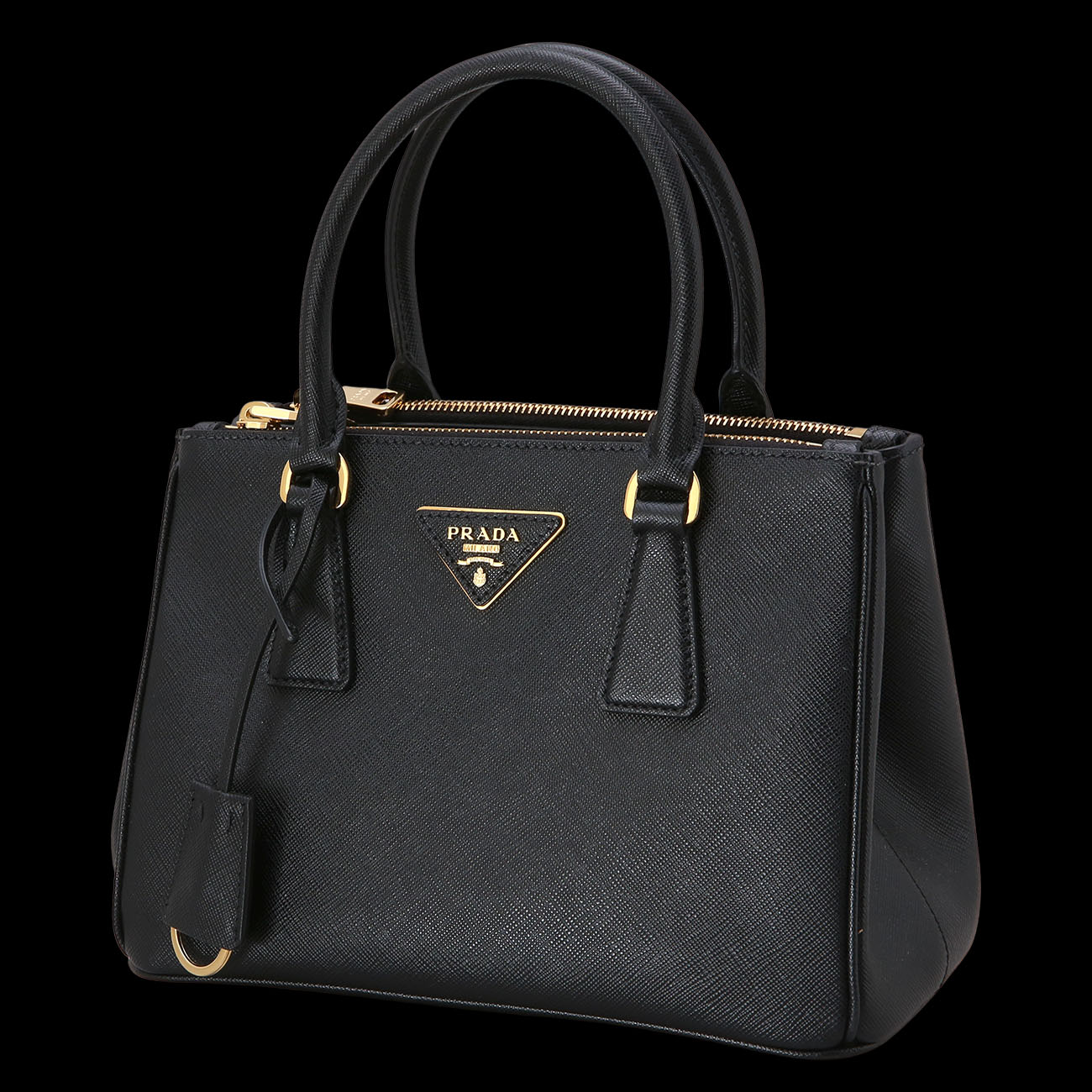 PRADA(USED)프라다 1BA896 갤러리아 사피아노 가죽 스몰백