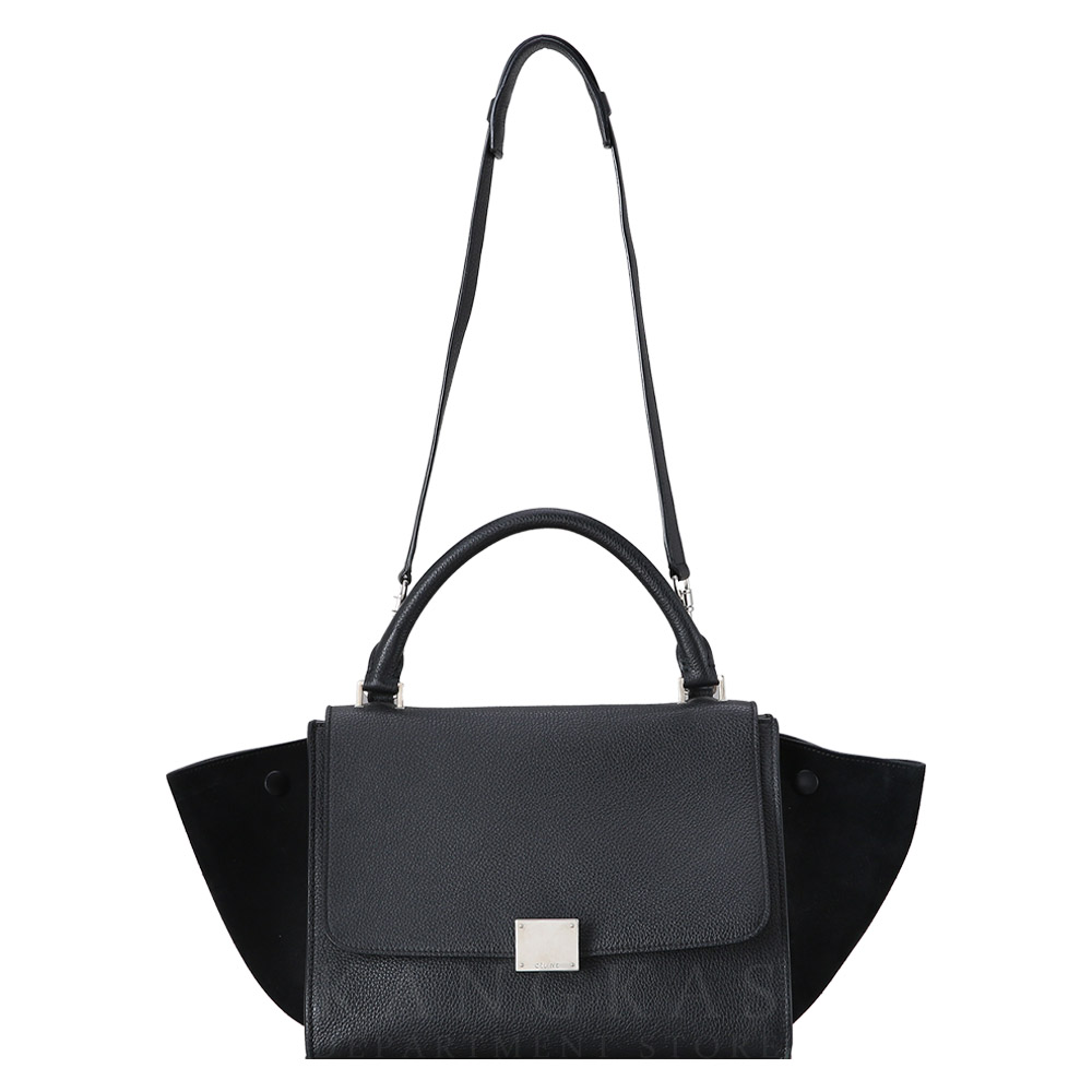 CELINE(USED)셀린느 트라페제 탑 핸들겸 숄더백