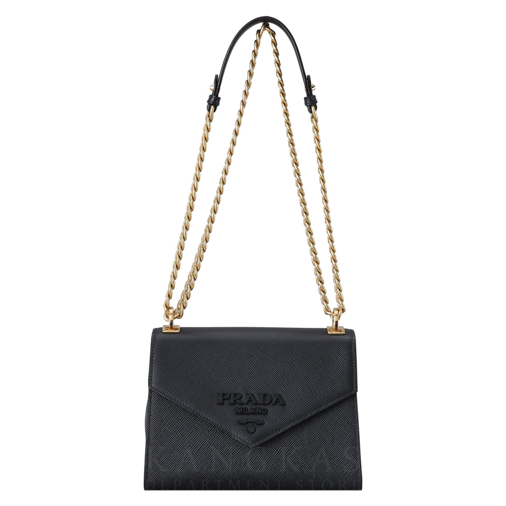 PRADA(USED)프라다 1BD127 사피아노 파티나 체인 숄더백