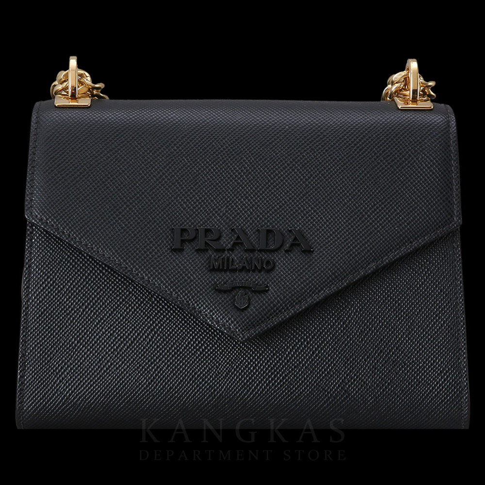 PRADA(USED)프라다 1BD127 사피아노 파티나 체인 숄더백