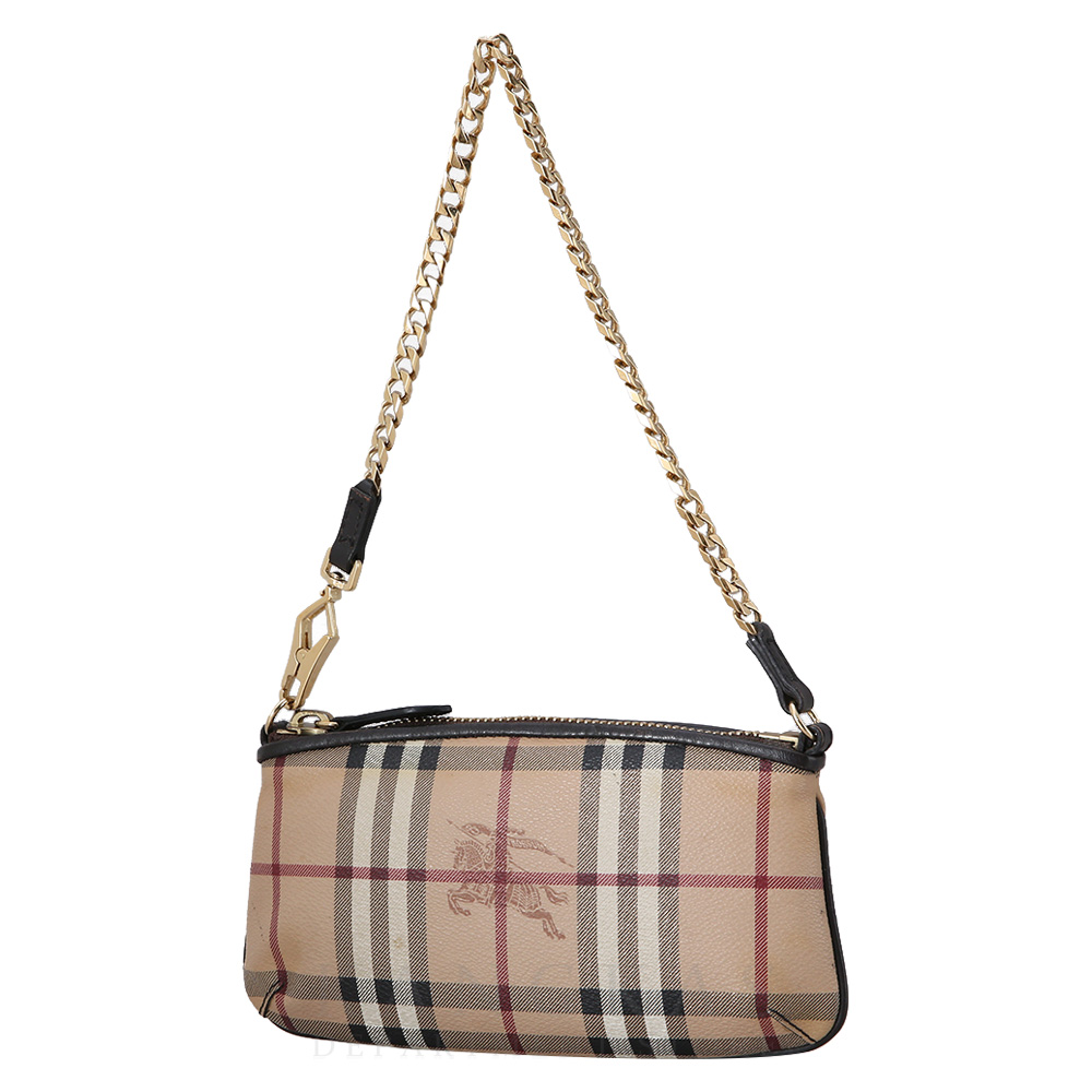 BURBERRY(USED)버버리 헤이마켓 미니 파우치 크로스백