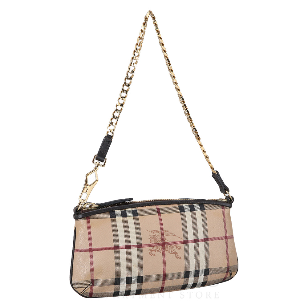 BURBERRY(USED)버버리 헤이마켓 미니 파우치 크로스백