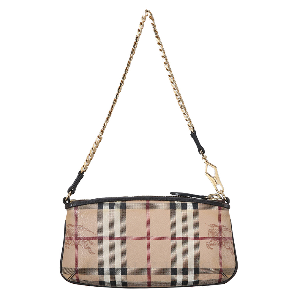 BURBERRY(USED)버버리 헤이마켓 미니 파우치 크로스백