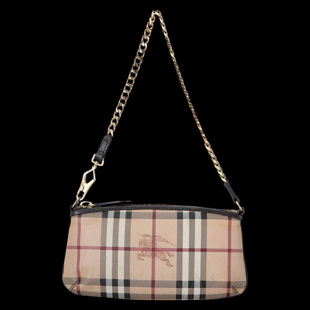 BURBERRY(USED)버버리 헤이마켓 미니 파우치 크로스백