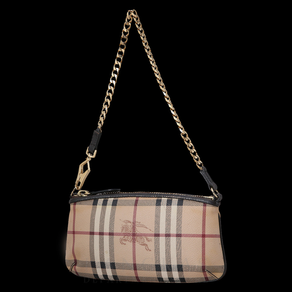 BURBERRY(USED)버버리 헤이마켓 미니 파우치 크로스백