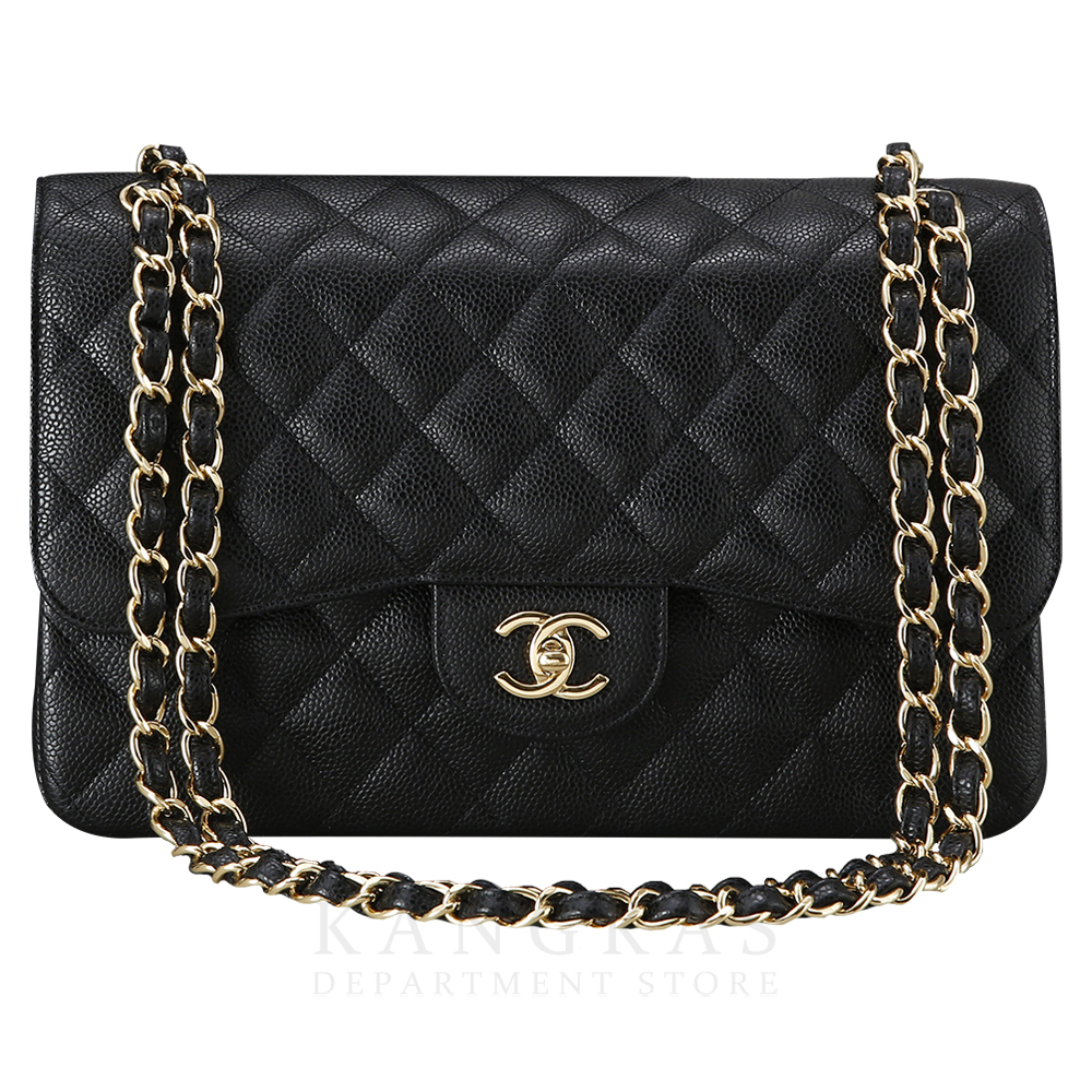 CHANEL(USED)샤넬 캐비어 클래식 라지 플랩백 금장