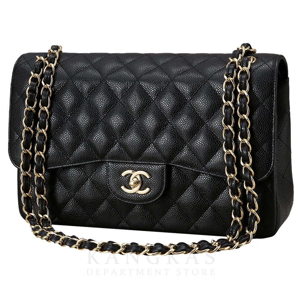 CHANEL(USED)샤넬 캐비어 클래식 라지 플랩백 금장