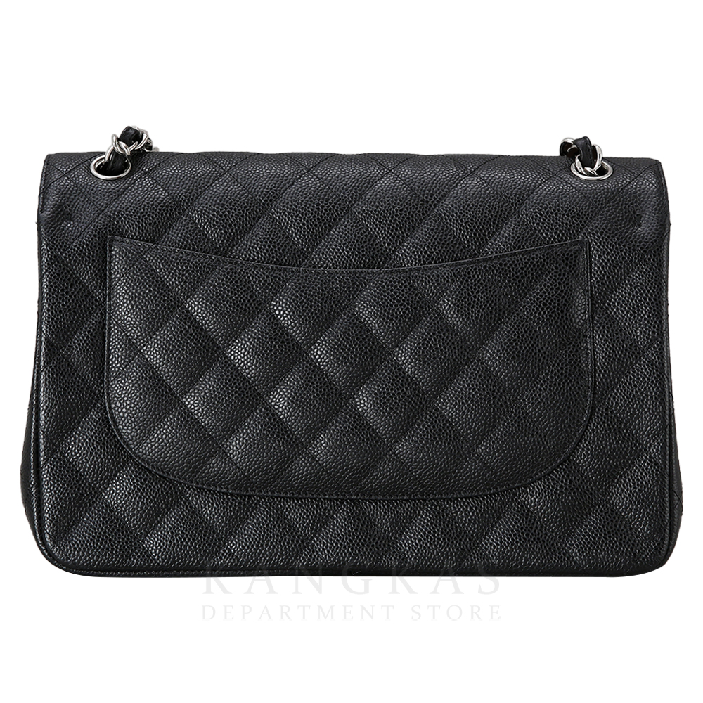 CHANEL(USED)샤넬 캐비어 클래식 라지 플랩백 은장