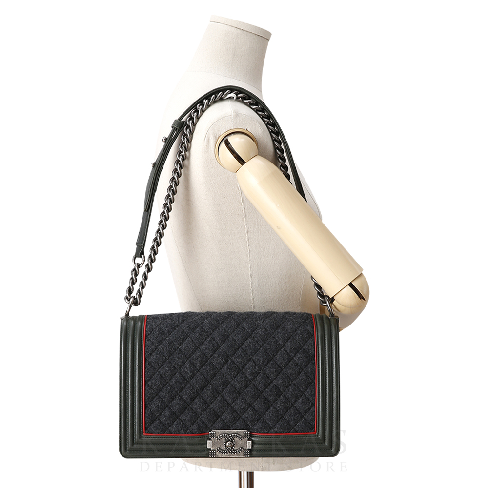 CHANEL(USED)샤넬 시즌 보이샤넬 뉴미듐