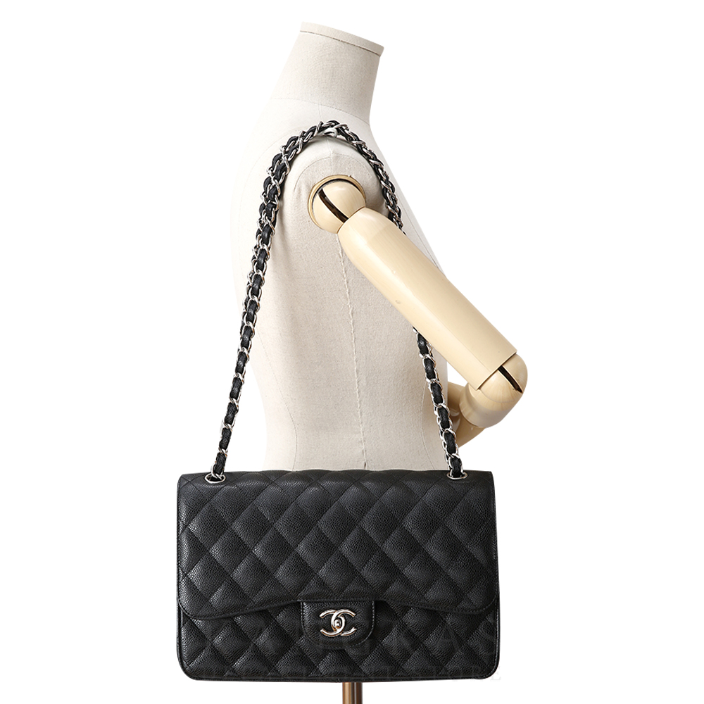 CHANEL(USED)샤넬 캐비어 클래식 라지 플랩백