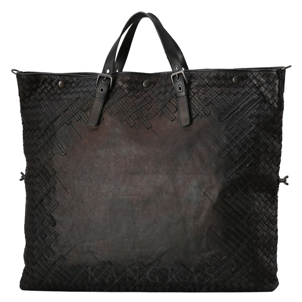 BOTTEGA VENETA(USED)보테가베네타 시즌 인트레치아토 위빙 점보 토트겸 숄더백