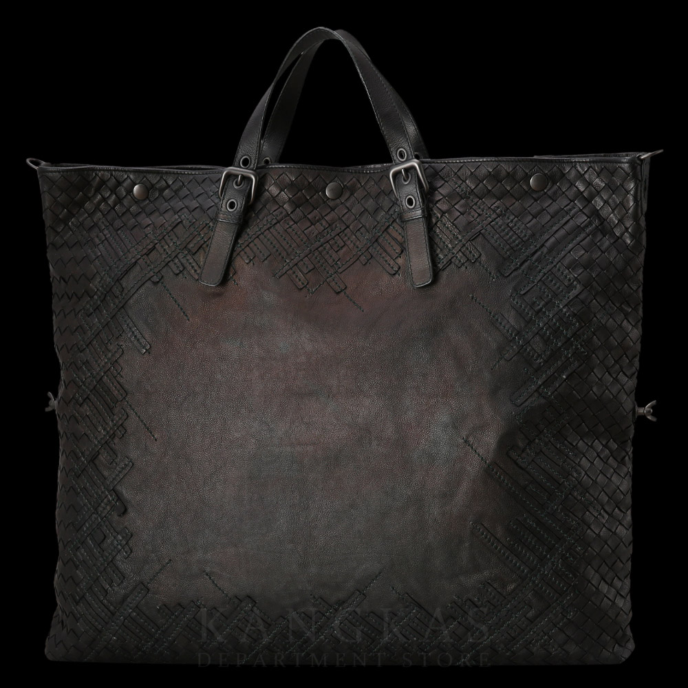 BOTTEGA VENETA(USED)보테가베네타 시즌 인트레치아토 위빙 점보 토트겸 숄더백
