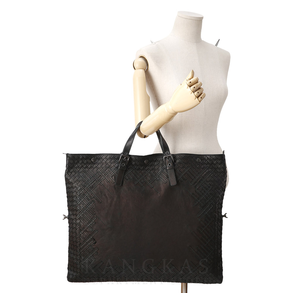 BOTTEGA VENETA(USED)보테가베네타 시즌 인트레치아토 위빙 점보 토트겸 숄더백