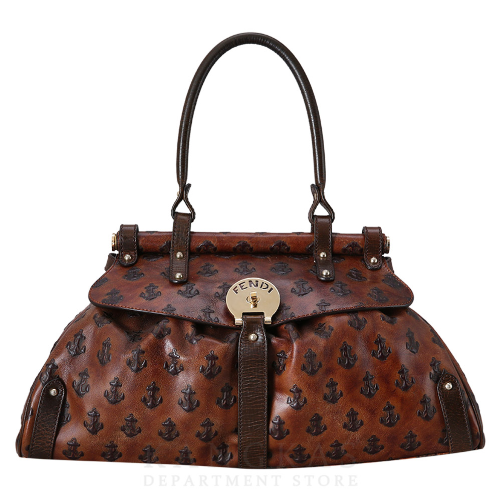 FENDI(USED)펜디 한정판 닻패턴 토트백