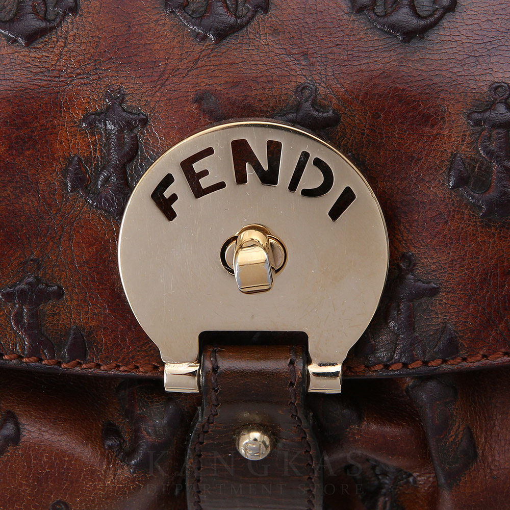 FENDI(USED)펜디 한정판 닻패턴 토트백