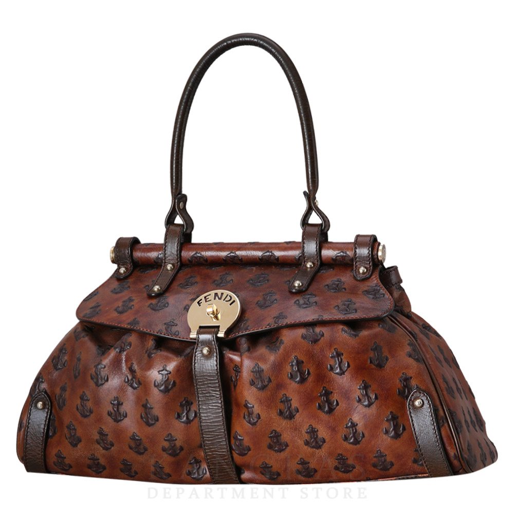 FENDI(USED)펜디 한정판 닻패턴 토트백