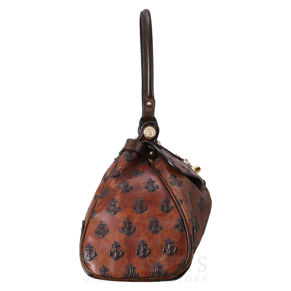 FENDI(USED)펜디 한정판 닻패턴 토트백