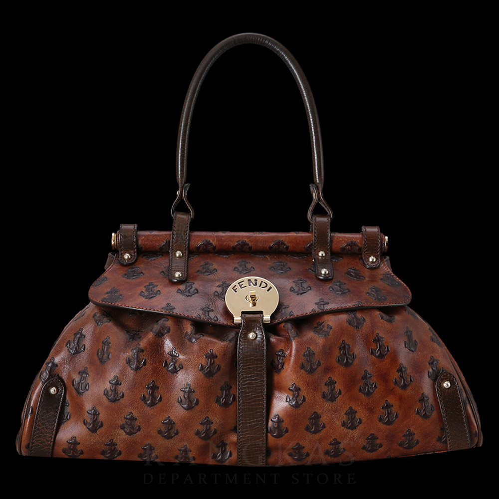 FENDI(USED)펜디 한정판 닻패턴 토트백