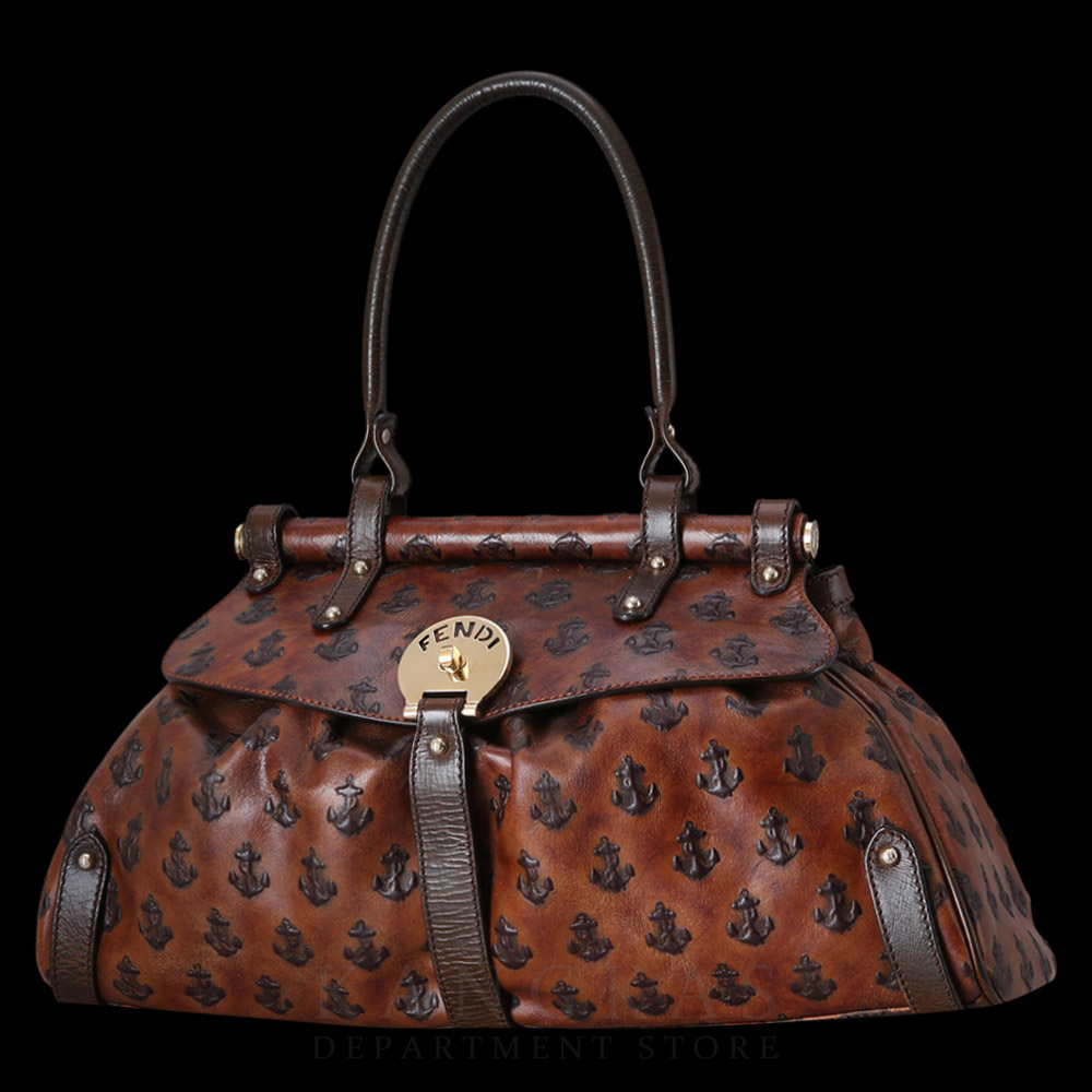FENDI(USED)펜디 한정판 닻패턴 토트백