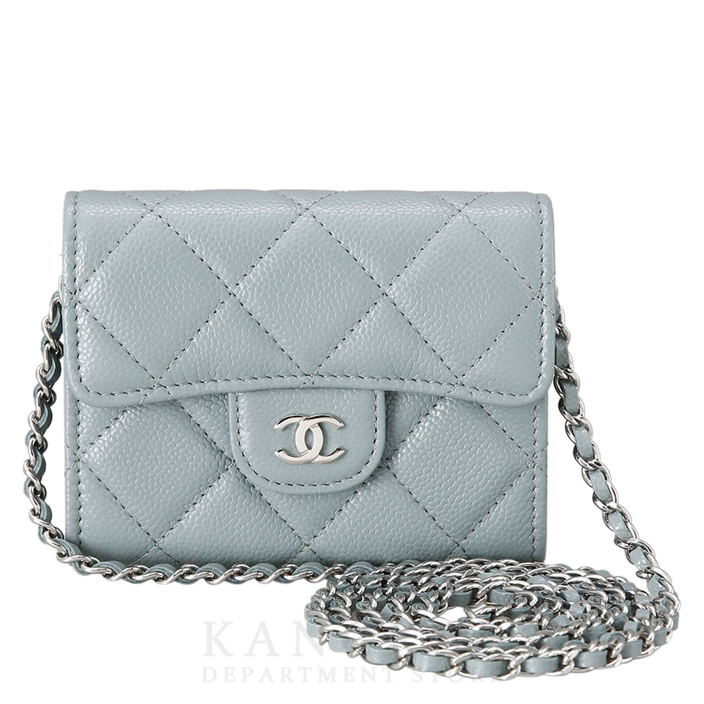 CHANEL(USED)샤넬 캐비어 클래식 미니 월릿 체인 크로스백