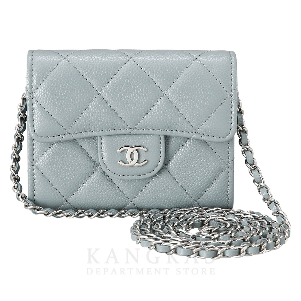 CHANEL(USED)샤넬 캐비어 클래식 미니 월릿 체인 크로스백