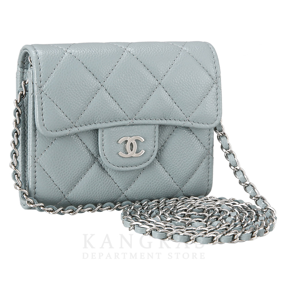 CHANEL(USED)샤넬 캐비어 클래식 미니 월릿 체인 크로스백