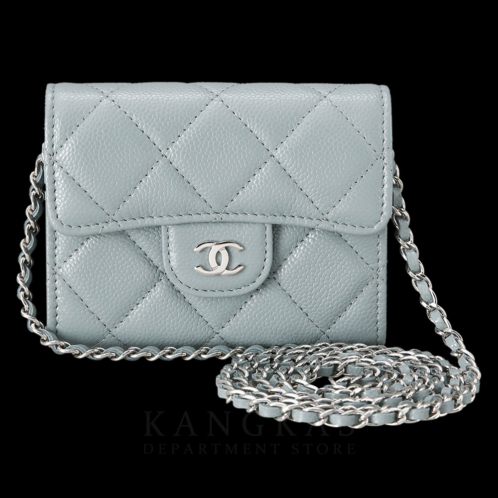 CHANEL(USED)샤넬 캐비어 클래식 미니 월릿 체인 크로스백