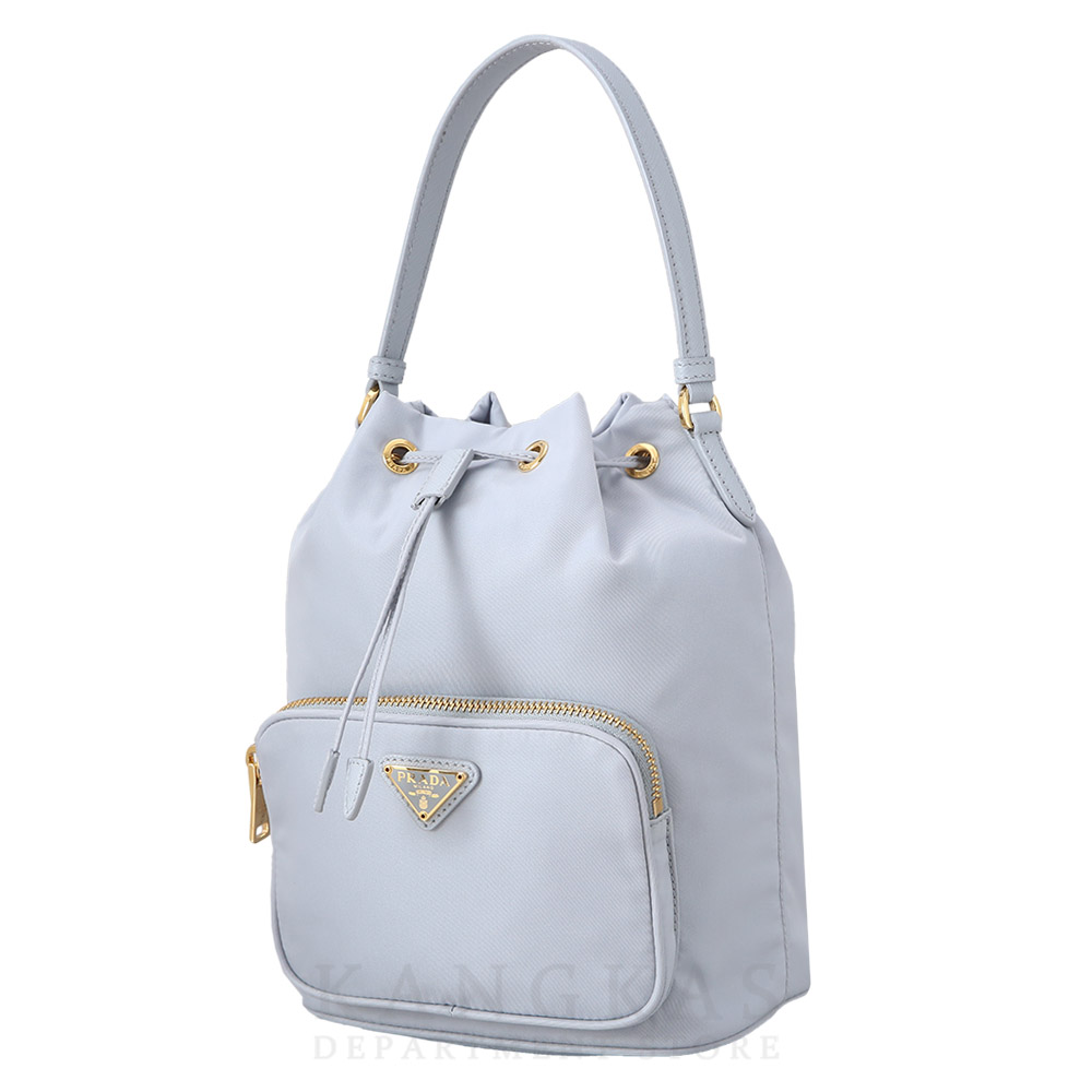 PRADA(USED)프라다 1BH038 패브릭 버킷백