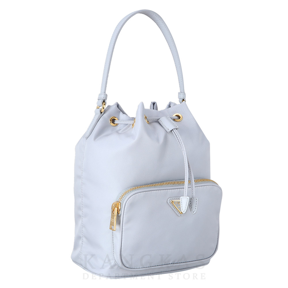 PRADA(USED)프라다 1BH038 패브릭 버킷백