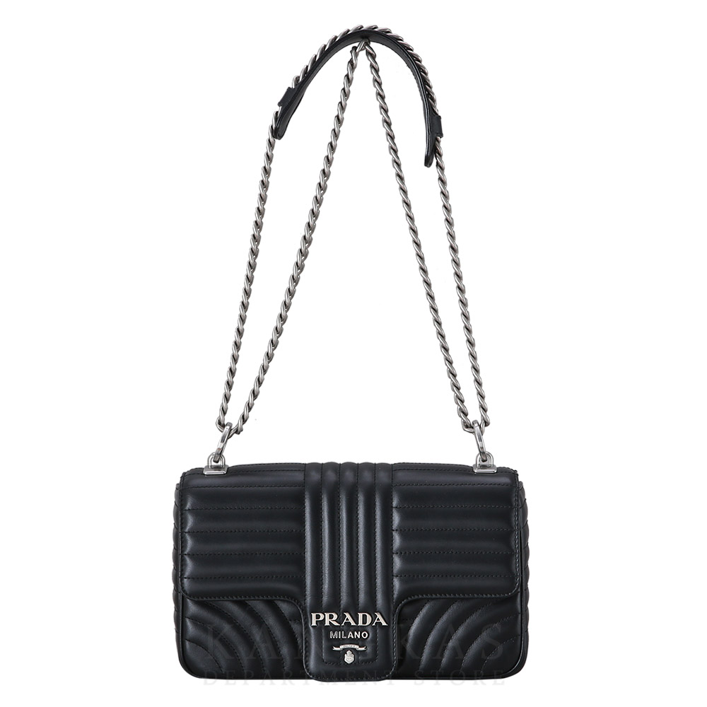 PRADA(USED)프라다 1BD108 다이아그램 체인 숄더백