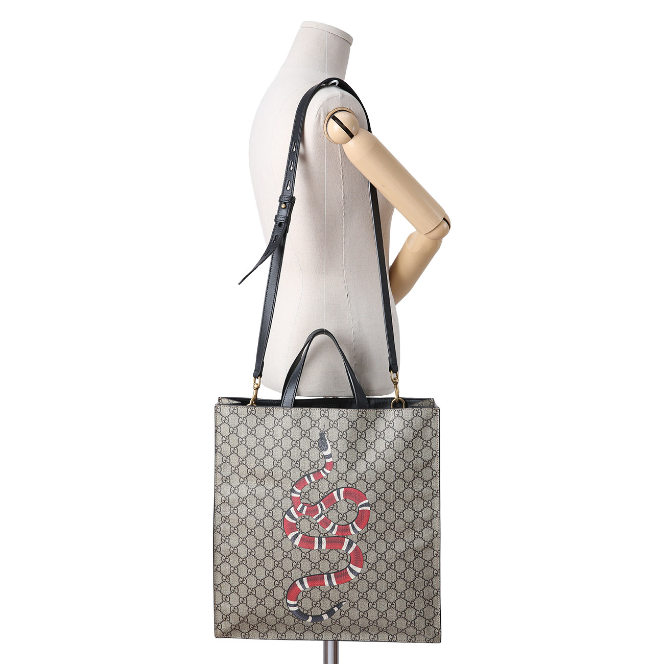 GUCCI(USED)구찌 PVC 토트 숄더백  450950