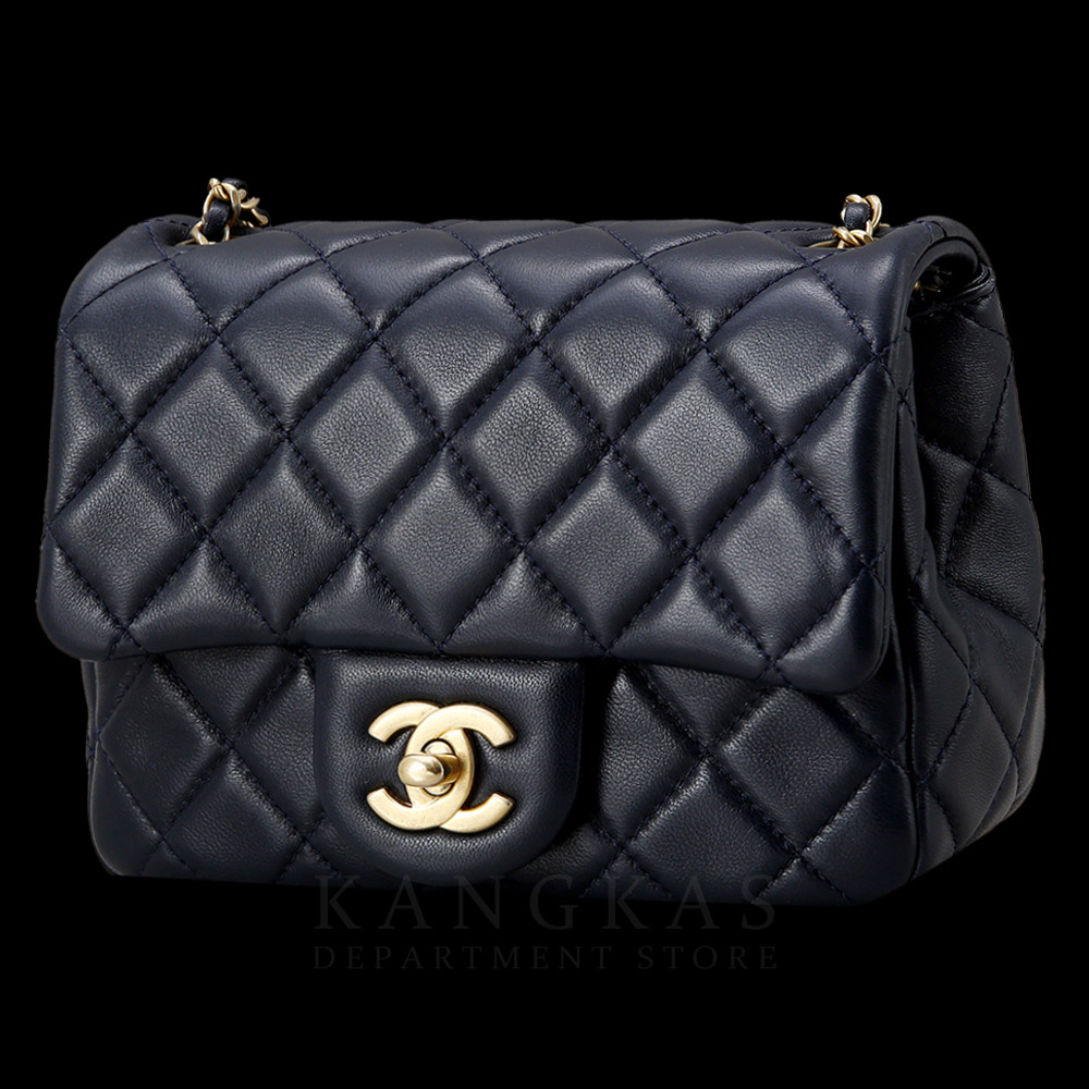 CHANEL(USED)샤넬 클래식 램스킨 쁘띠삭 골든볼