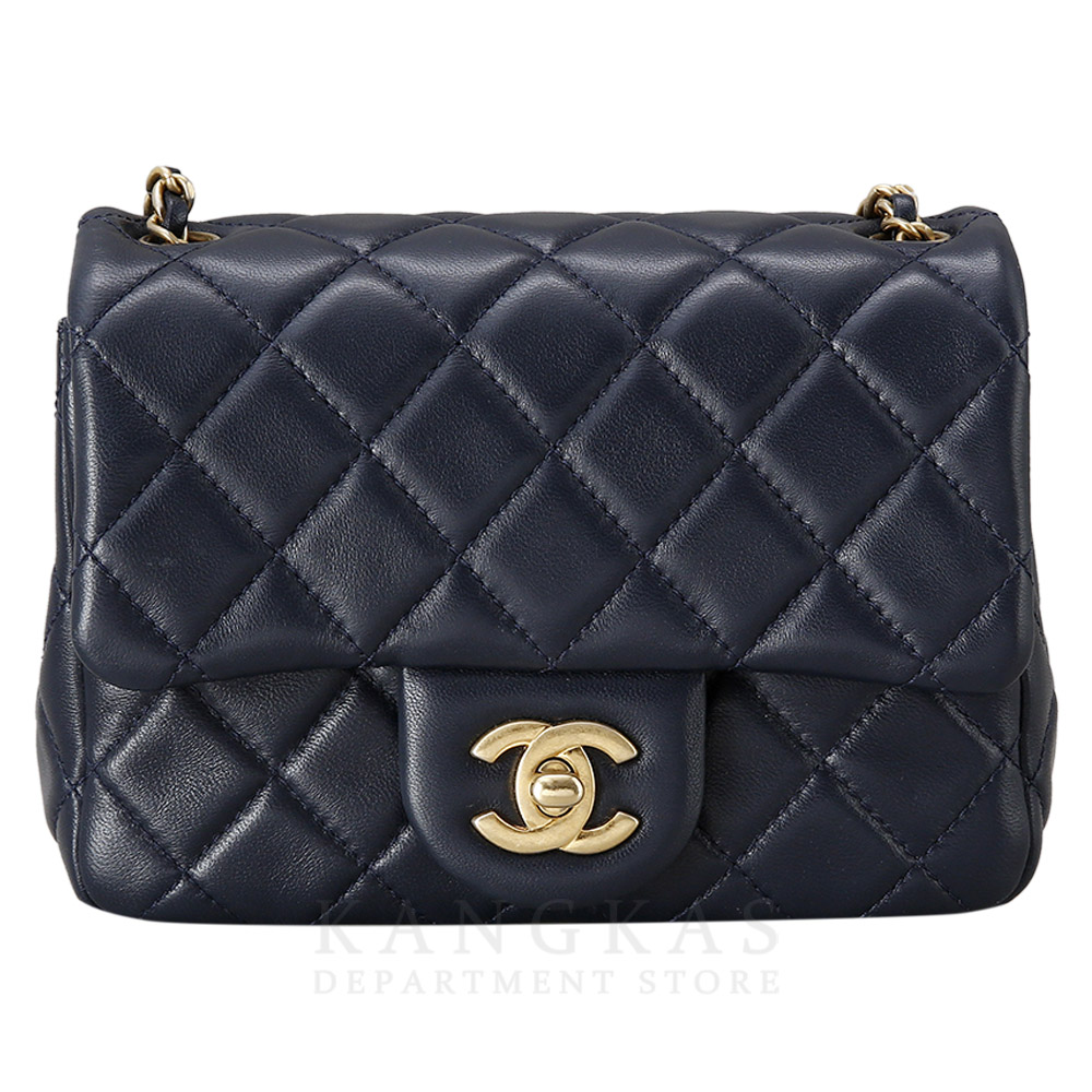 CHANEL(USED)샤넬 클래식 램스킨 쁘띠삭 골든볼