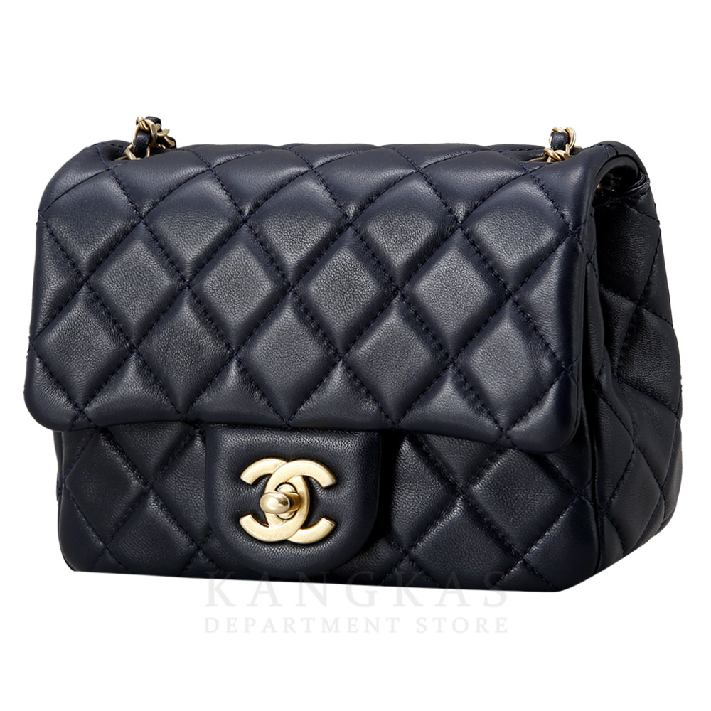 CHANEL(USED)샤넬 클래식 램스킨 쁘띠삭 골든볼