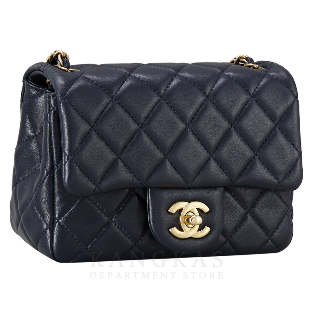CHANEL(USED)샤넬 클래식 램스킨 쁘띠삭 골든볼