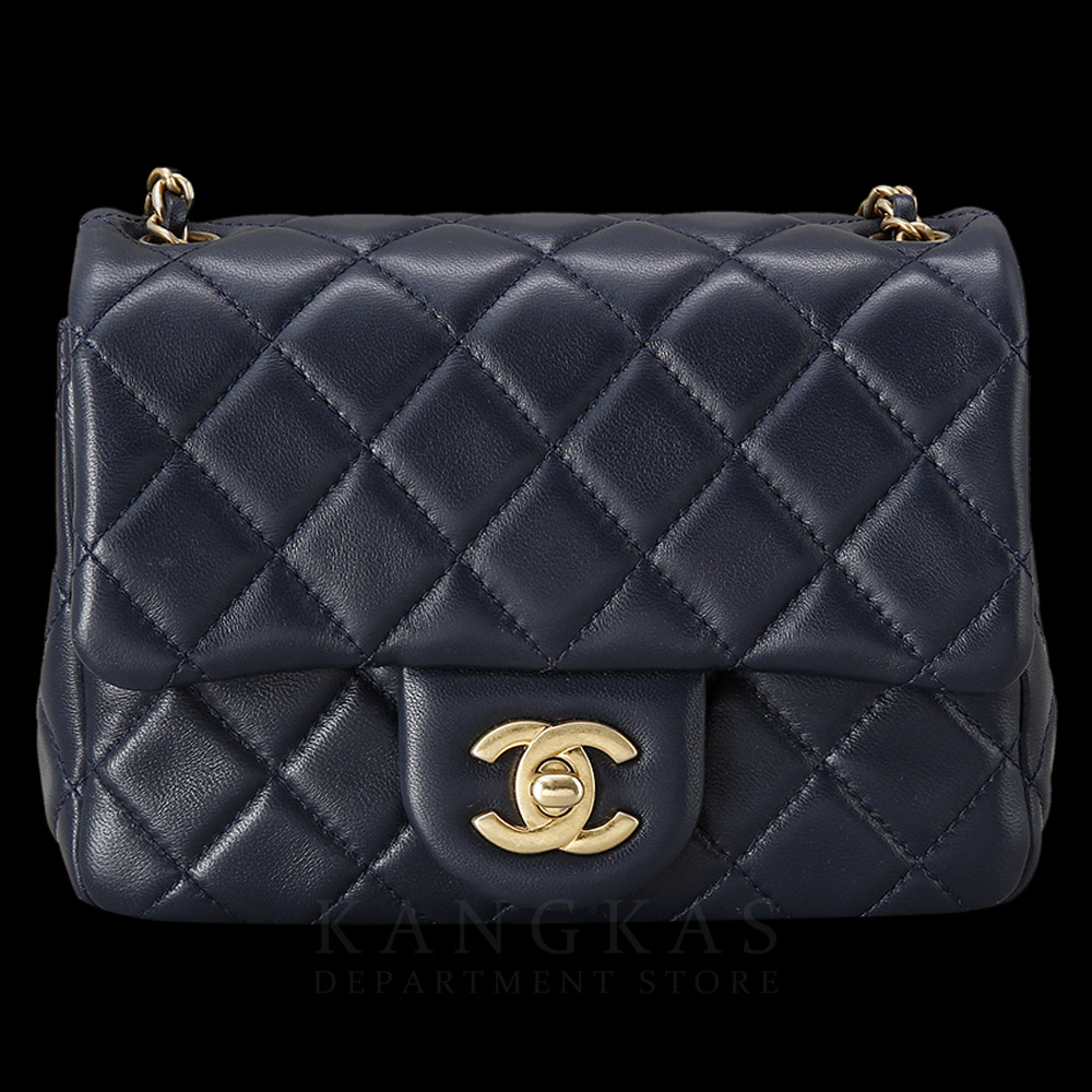 CHANEL(USED)샤넬 클래식 램스킨 쁘띠삭 골든볼