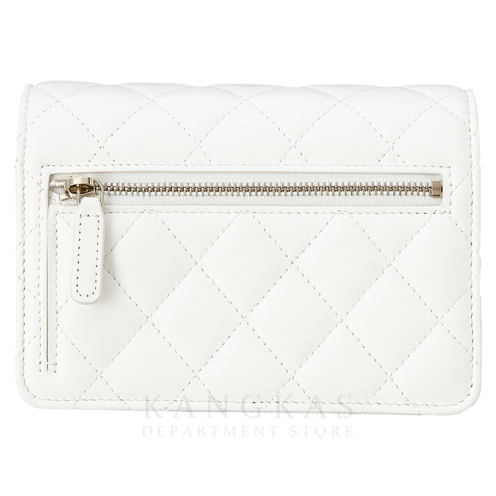 CHANEL(USED)샤넬 시즌 플랩백 화이트