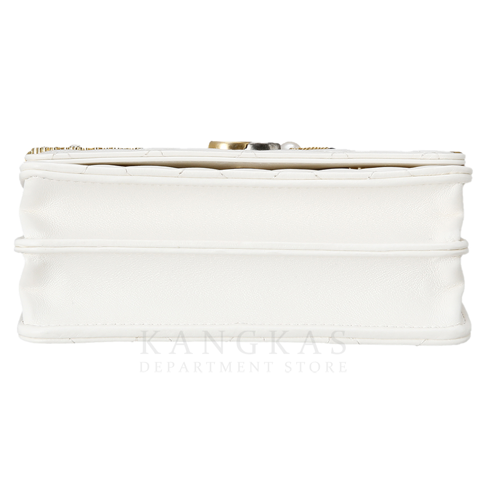 CHANEL(USED)샤넬 시즌 플랩백 화이트