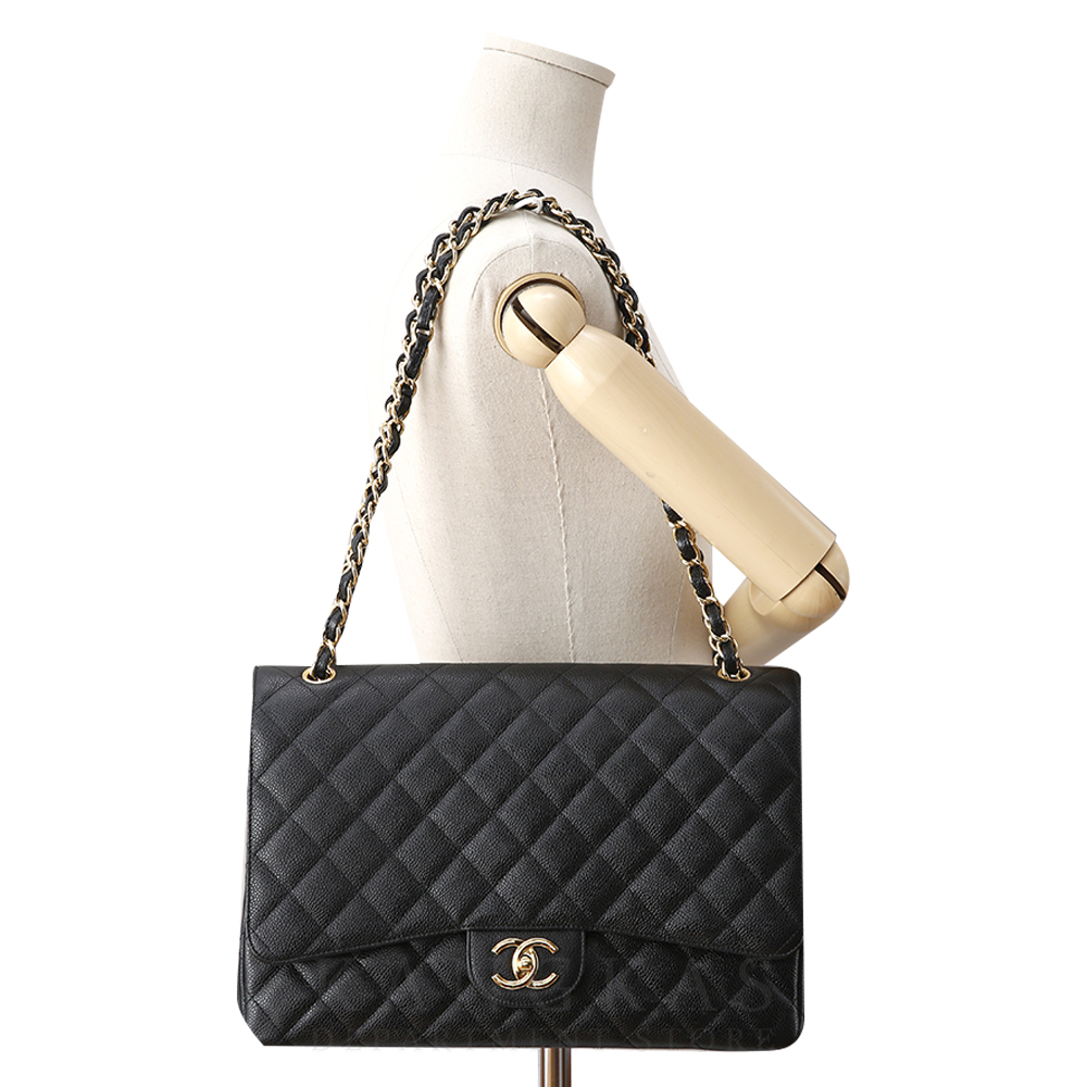 CHANEL(USED)샤넬 캐비어 클래식 맥시