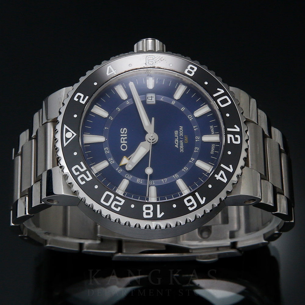 ORIS(USED)오리스 아퀴스 GMT 데이트