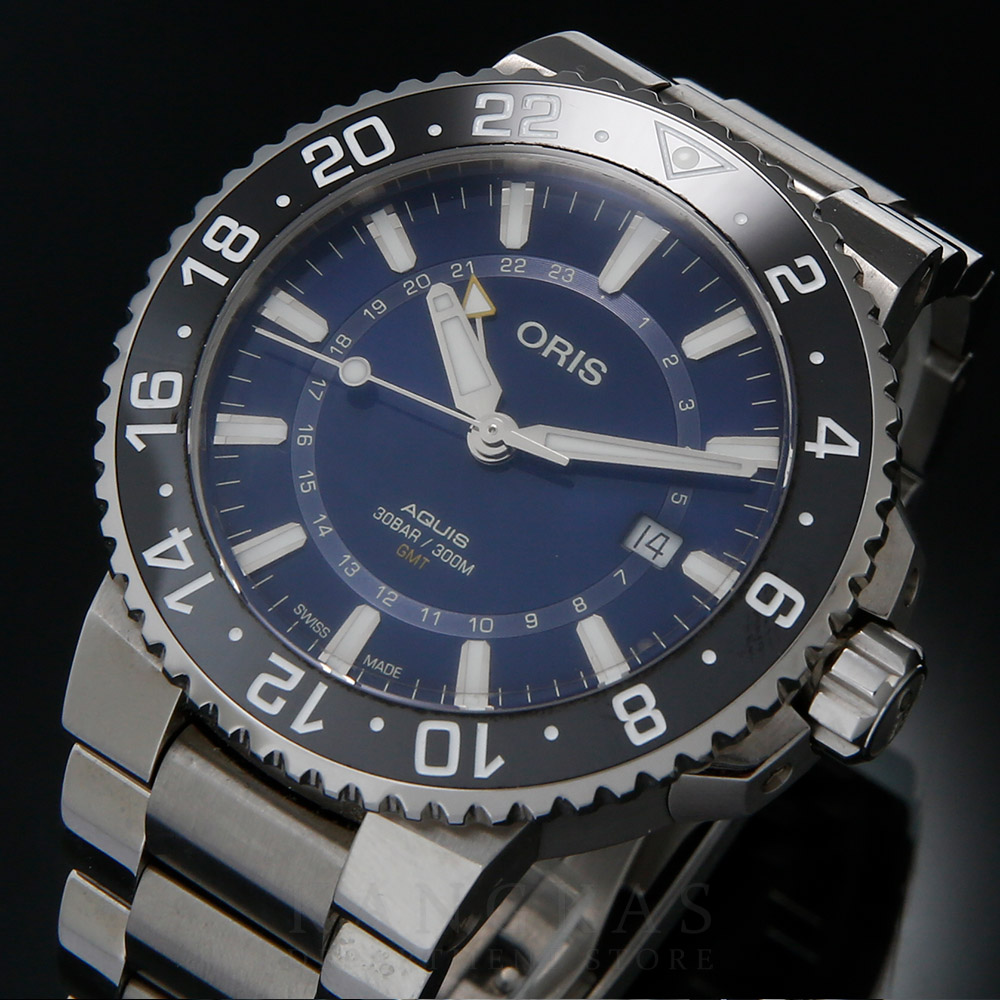 ORIS(USED)오리스 아퀴스 GMT 데이트