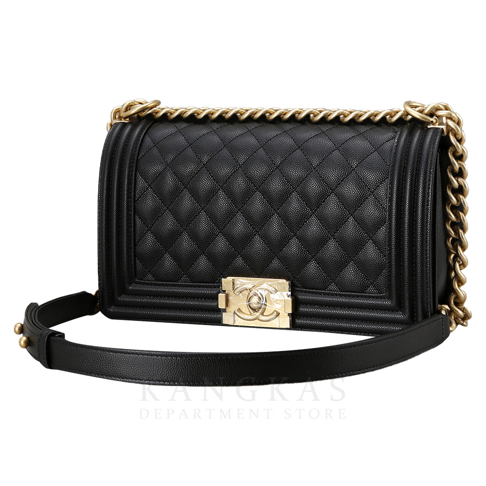 CHANEL(USED)샤넬 보이샤넬 캐비어 미듐