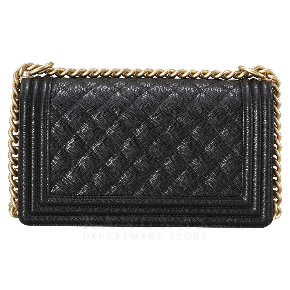 CHANEL(USED)샤넬 보이샤넬 캐비어 미듐