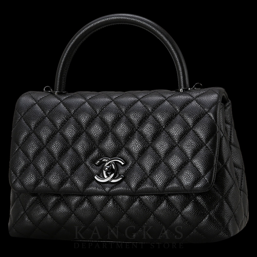 CHANEL(USED)샤넬 캐비어 코코핸들 미듐